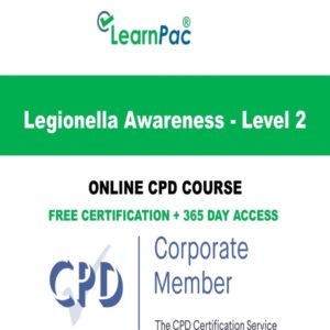 Legionella Awareness - Level 2 - Online CPD Course
