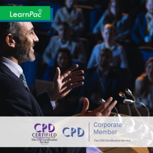 Public Speaking Training – Online Course – CPDUK Accredited