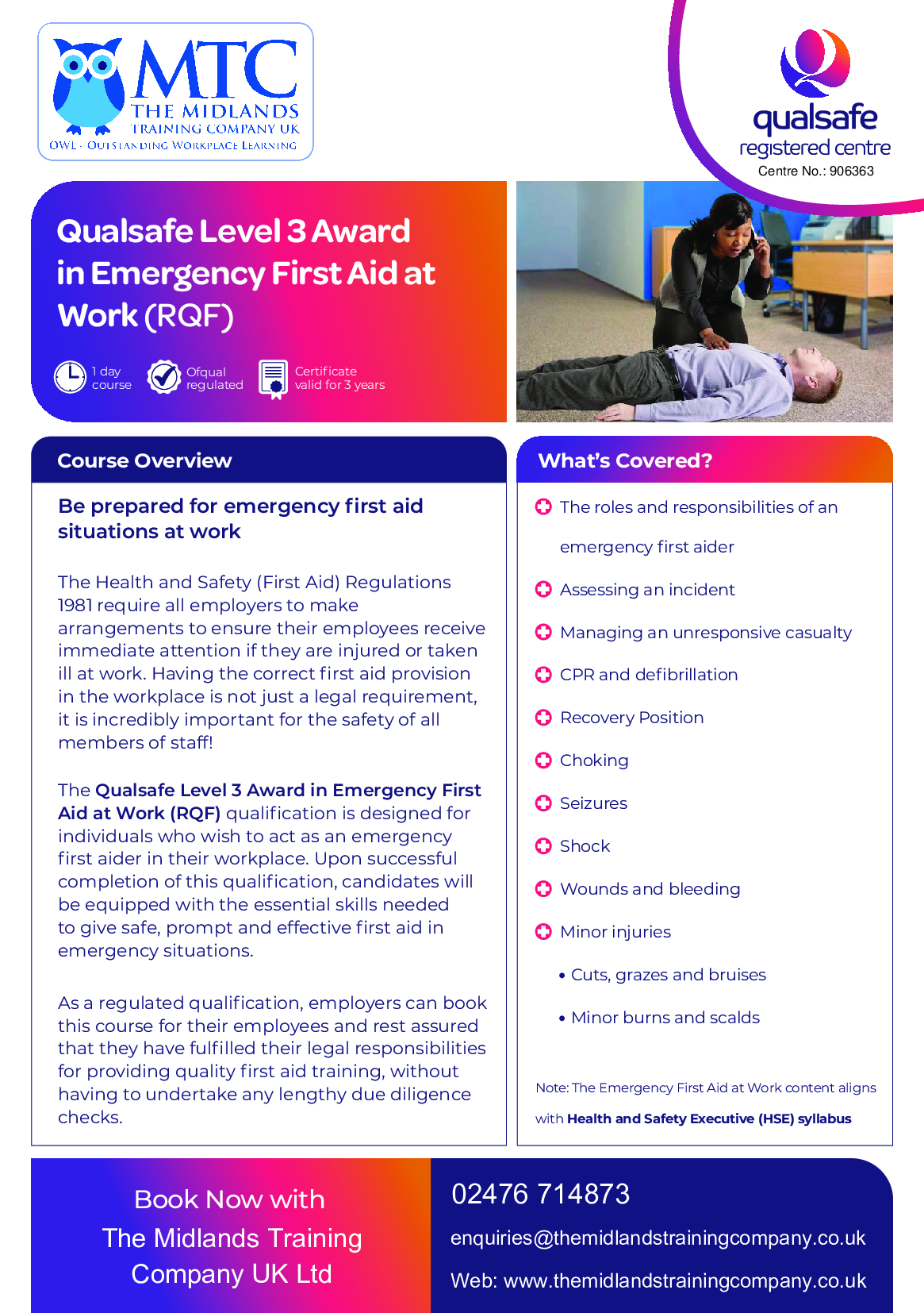 first aid courses